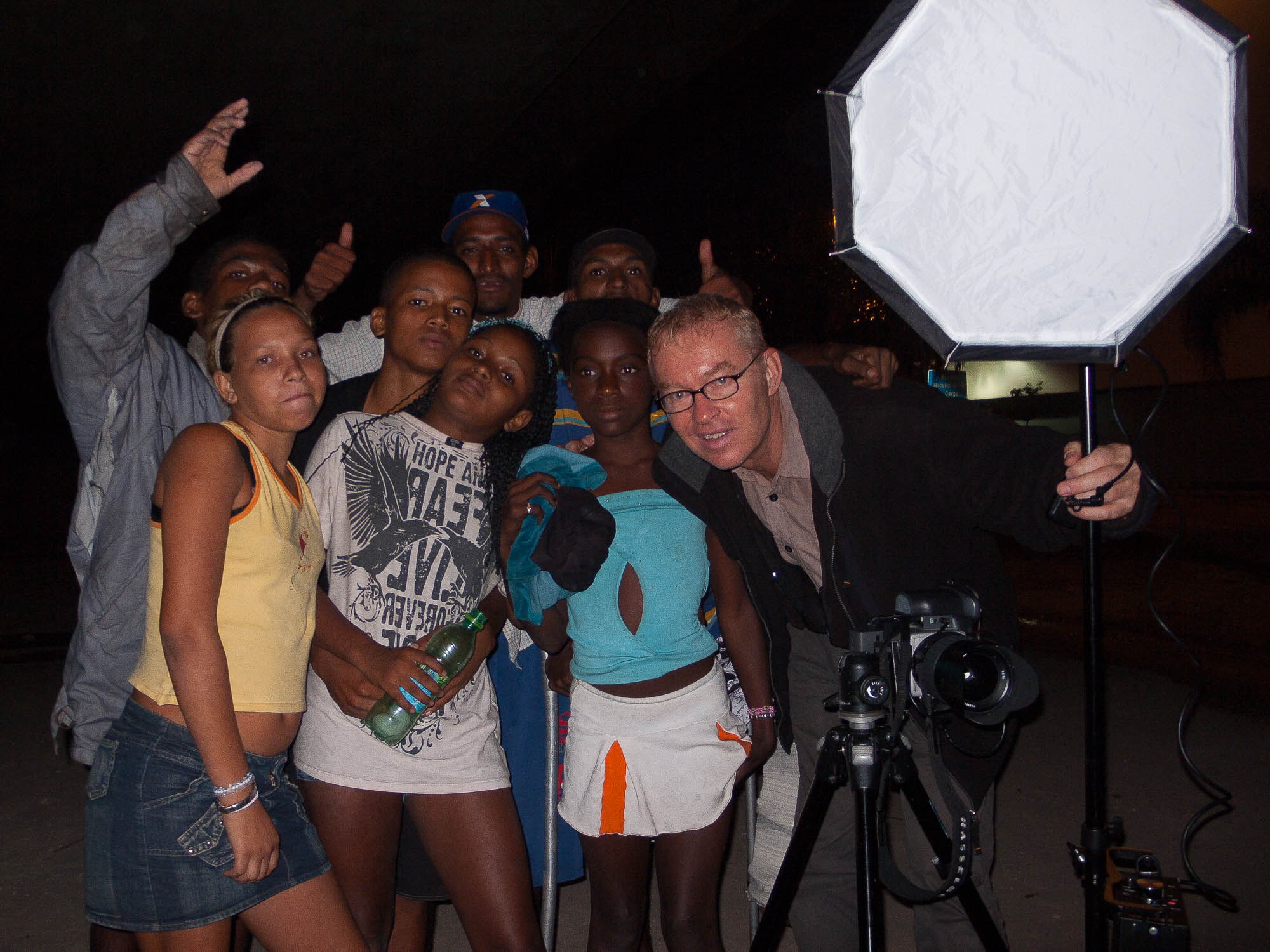 With street children In Rio de janeiro