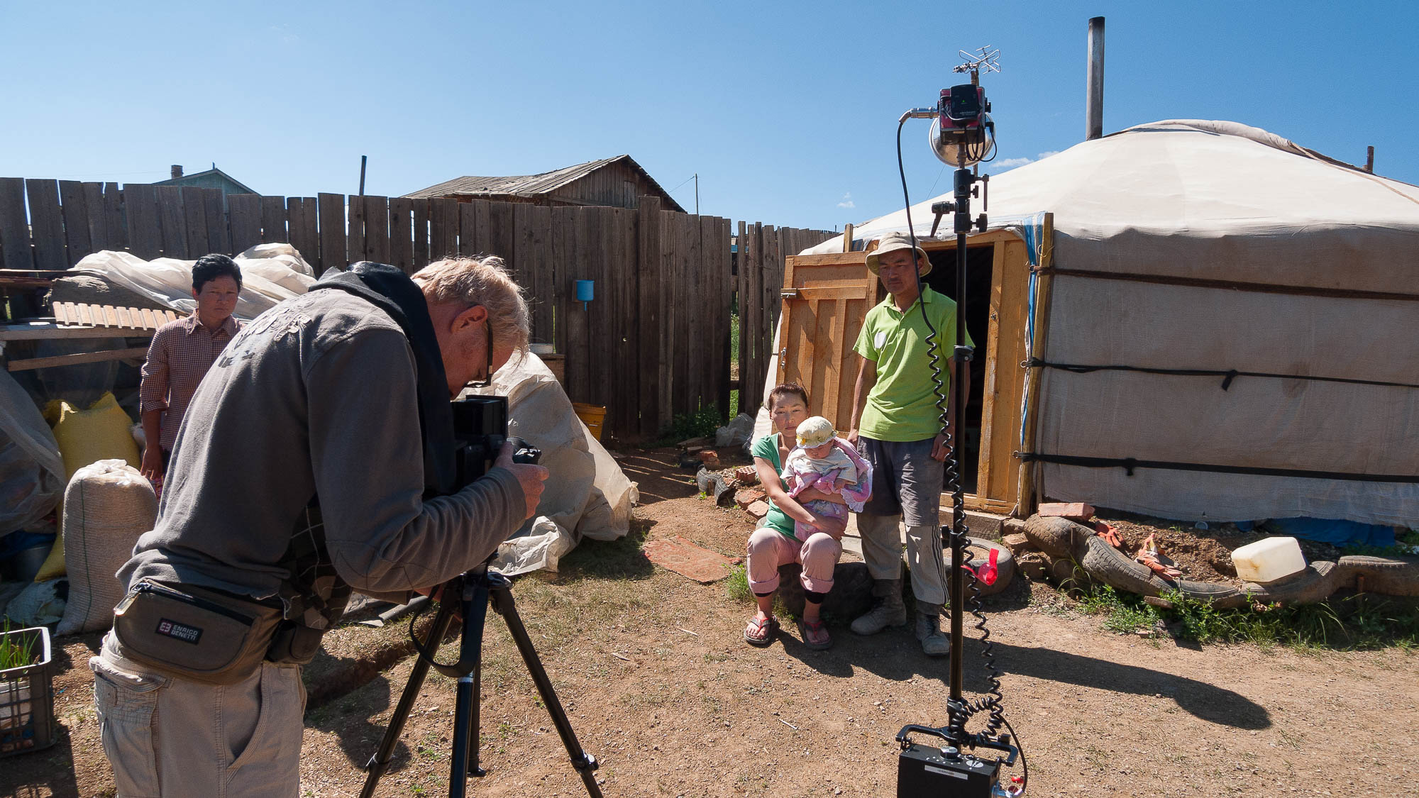 shooting nomads in Ulaanbaatar