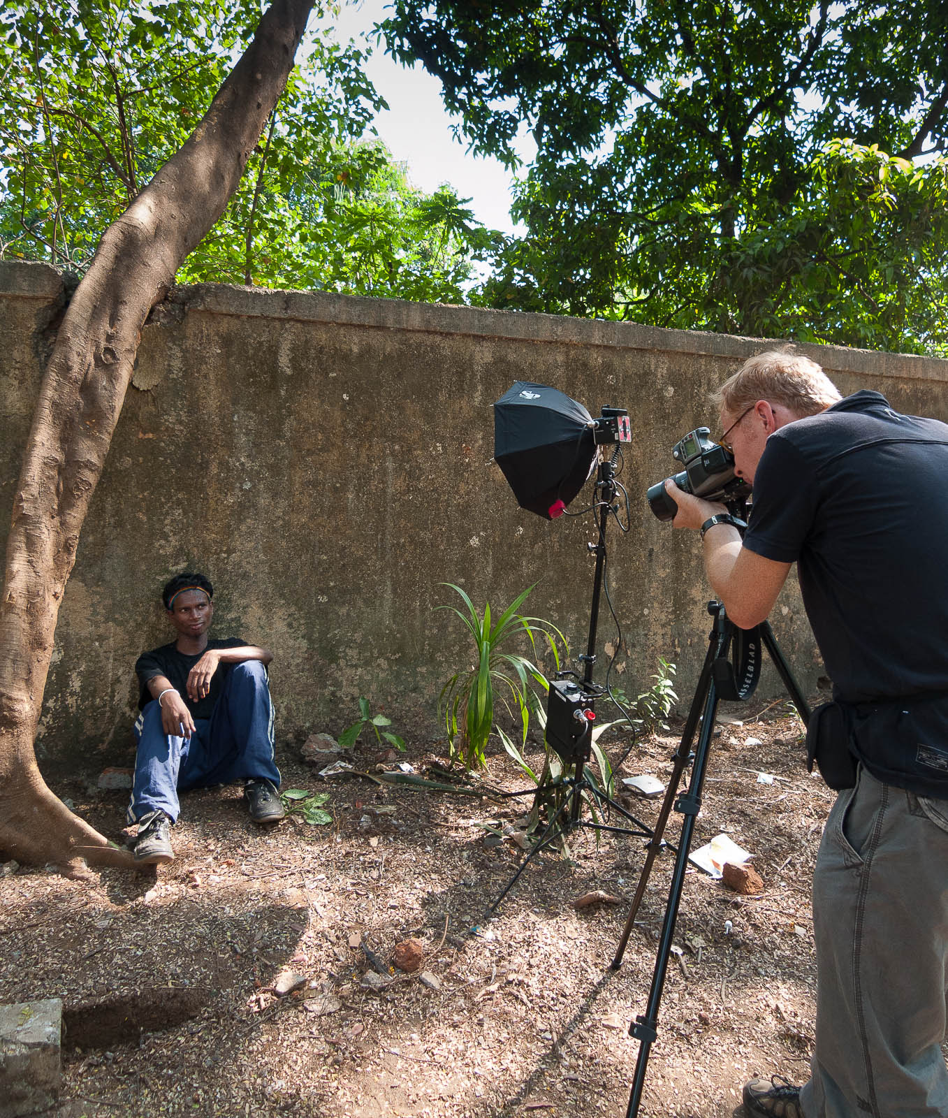 shooting street boy in Mumbay