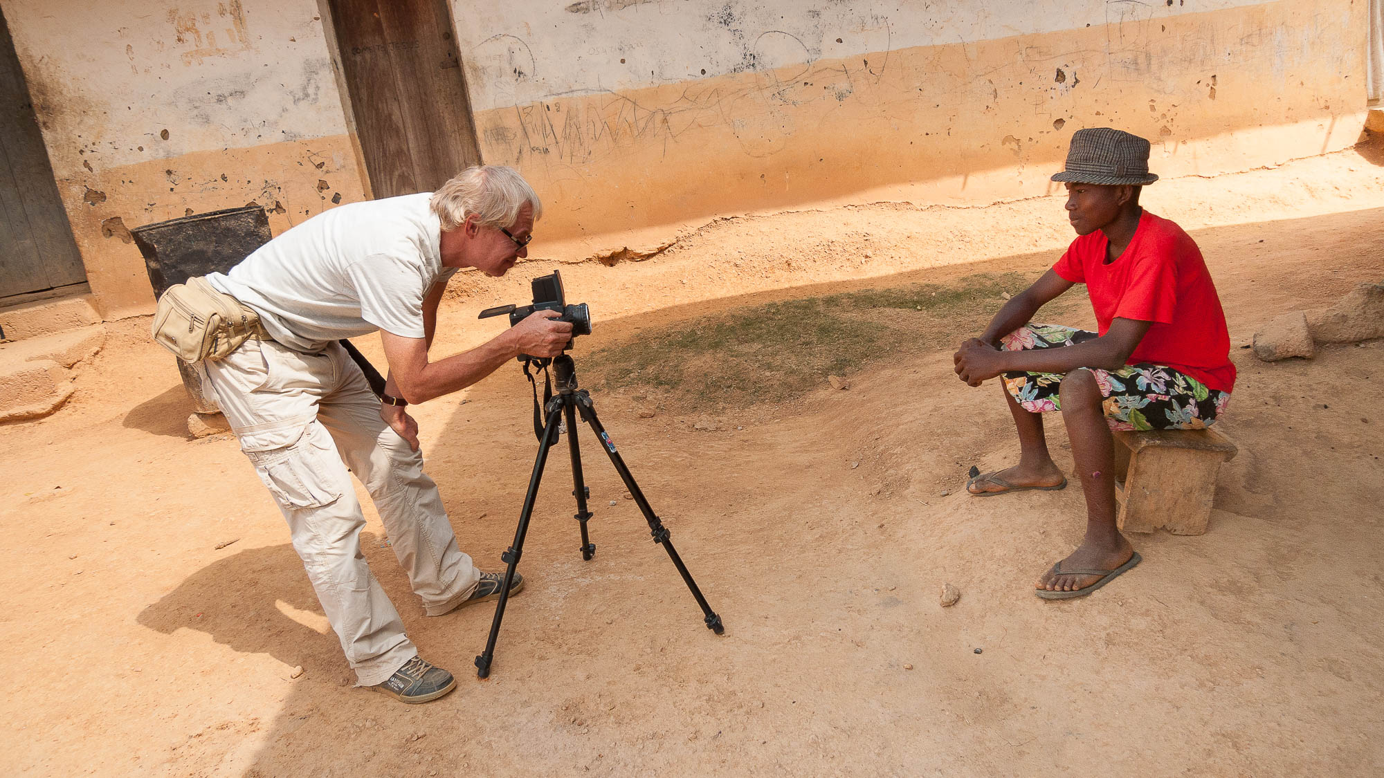 making African Village in Ghana
