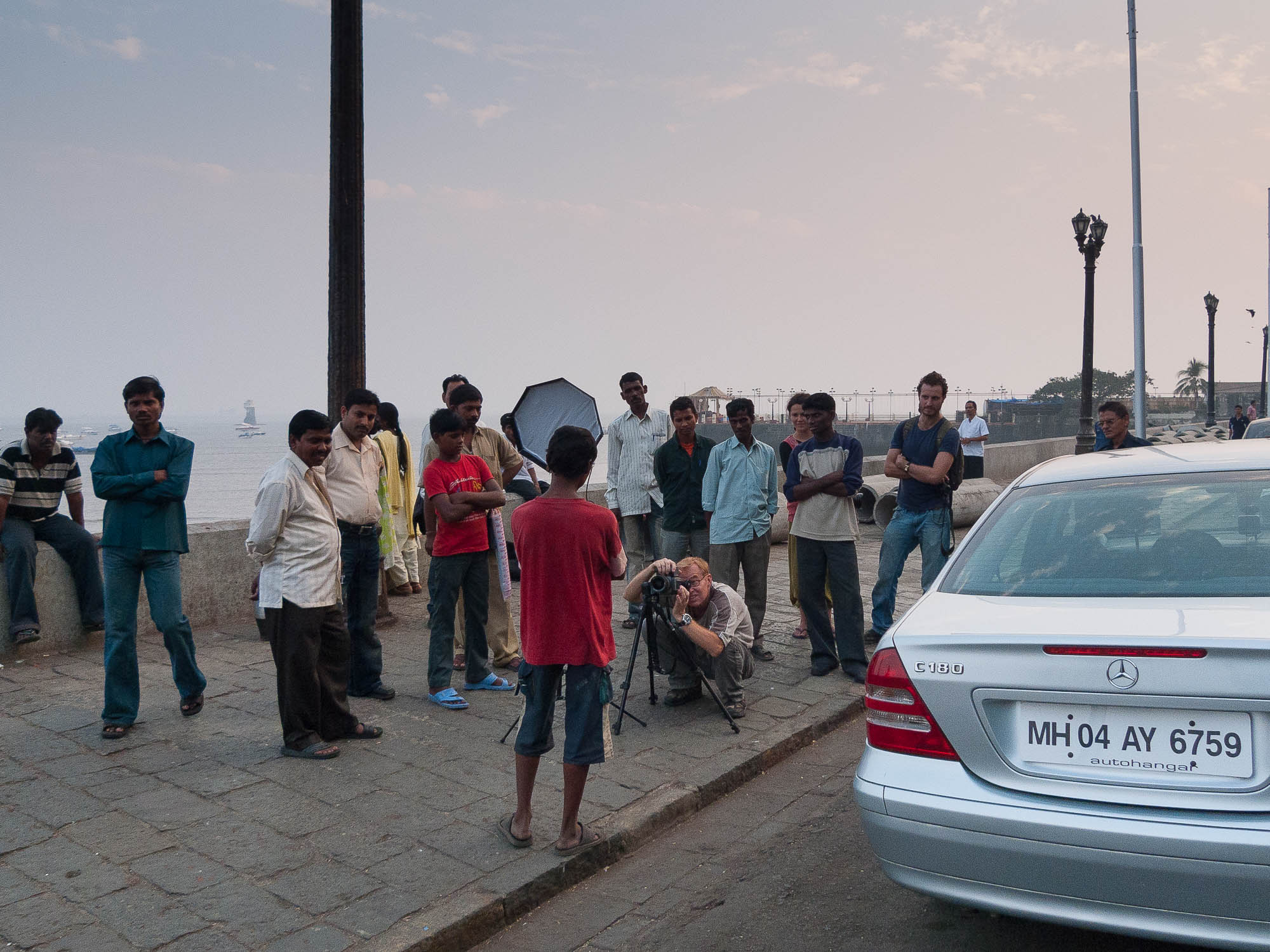 In Mumbai with a lot of spectators