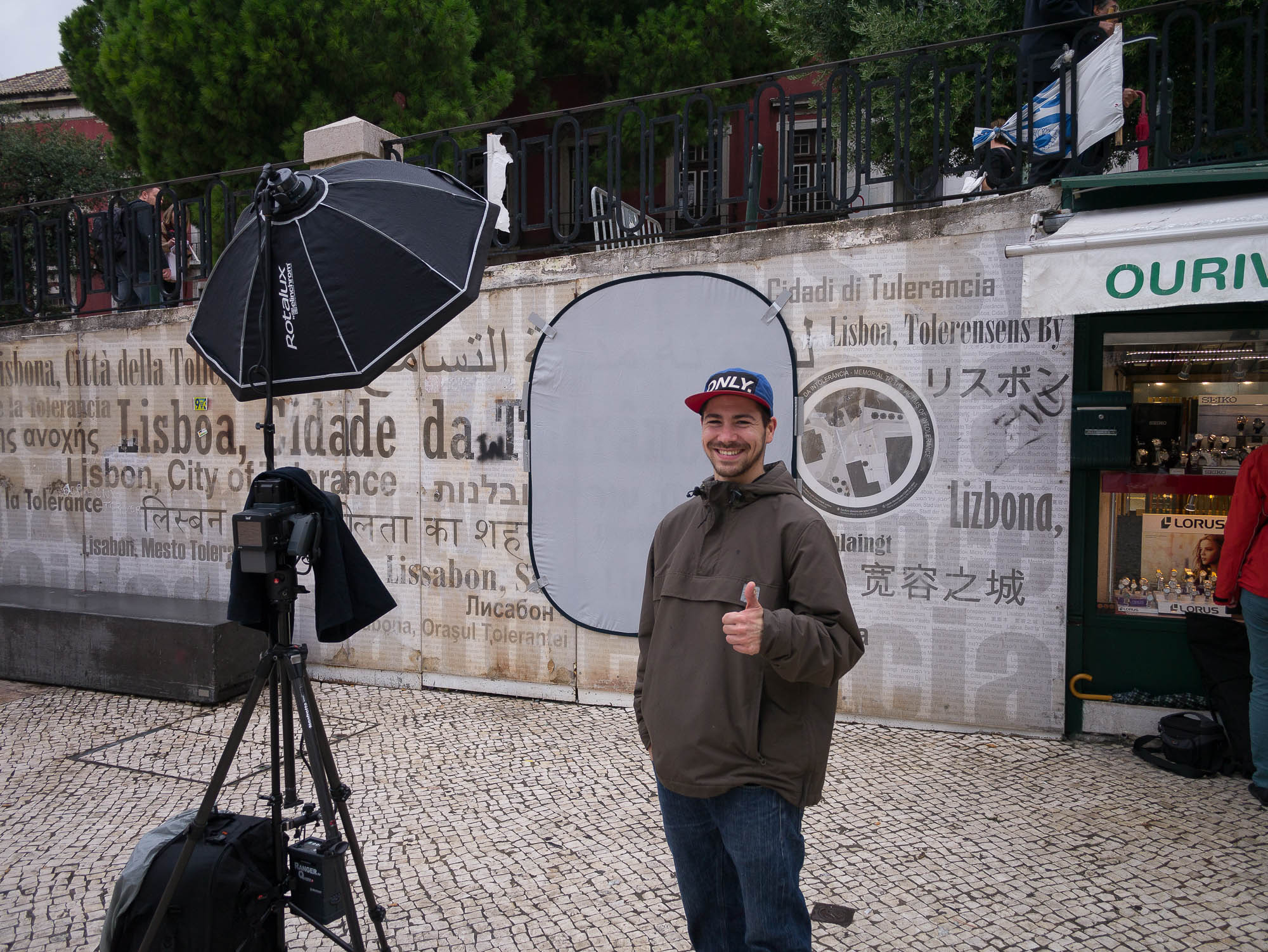 working on Living in Europe in Lisbon